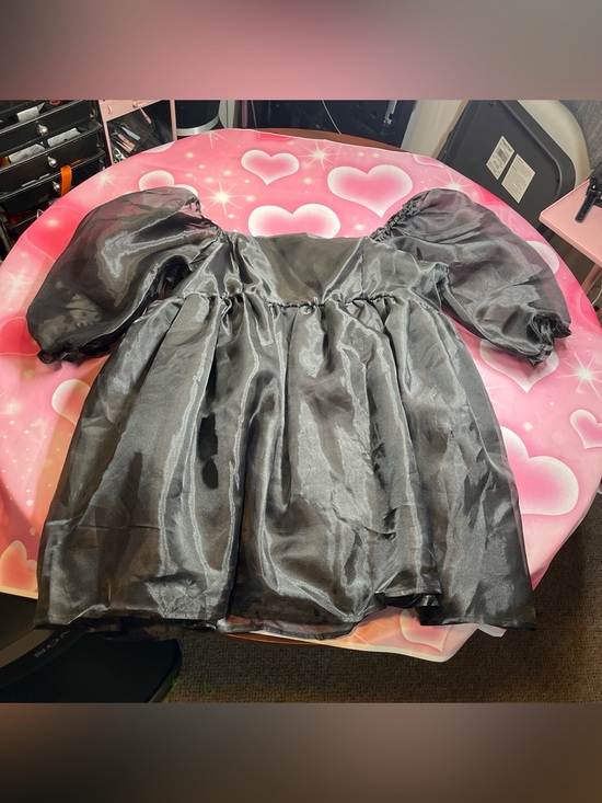 Dresses & Skirts - Goth babydoll satin dress